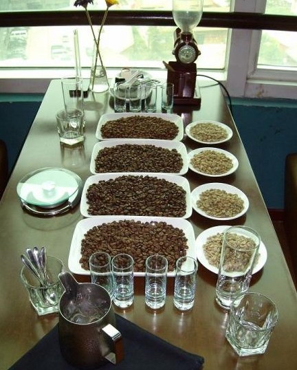 Coffee operation technique: explaining the significance of cupping coffee cup test
