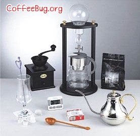 Coffee brewing method: the production of ice drop coffee explains in detail the coffee as strong as red wine.
