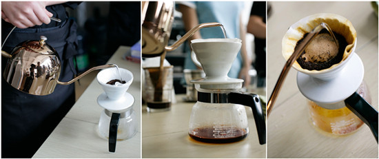 Introduction to coffee brewing by hand: introduction to hand-brewing coffee making-posture