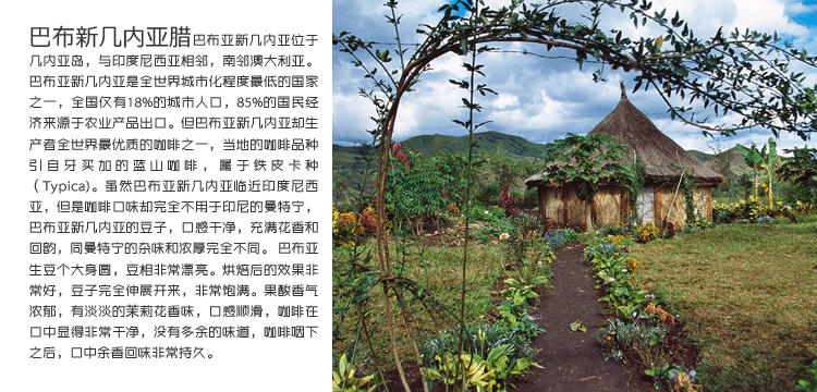 Boutique Coffee Manor introduction: moderate acidity with fruit-like sweetness of Papua New Guinea coffee