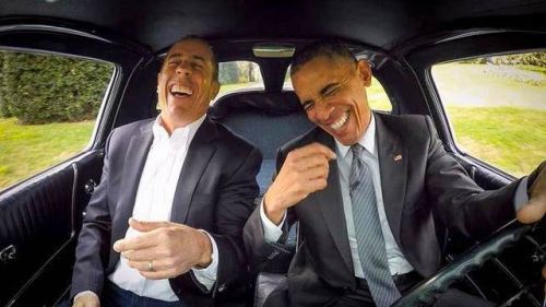 The charm of US President Barack Obama's attempt to sneak out for coffee and be stopped by guards is irresistible.