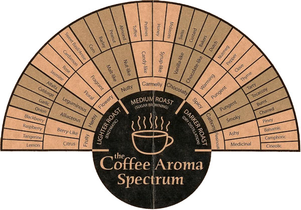 SCAA coffee cup testing process Coffee Flavor Coffee aroma, aroma, taste and aftertaste introduction