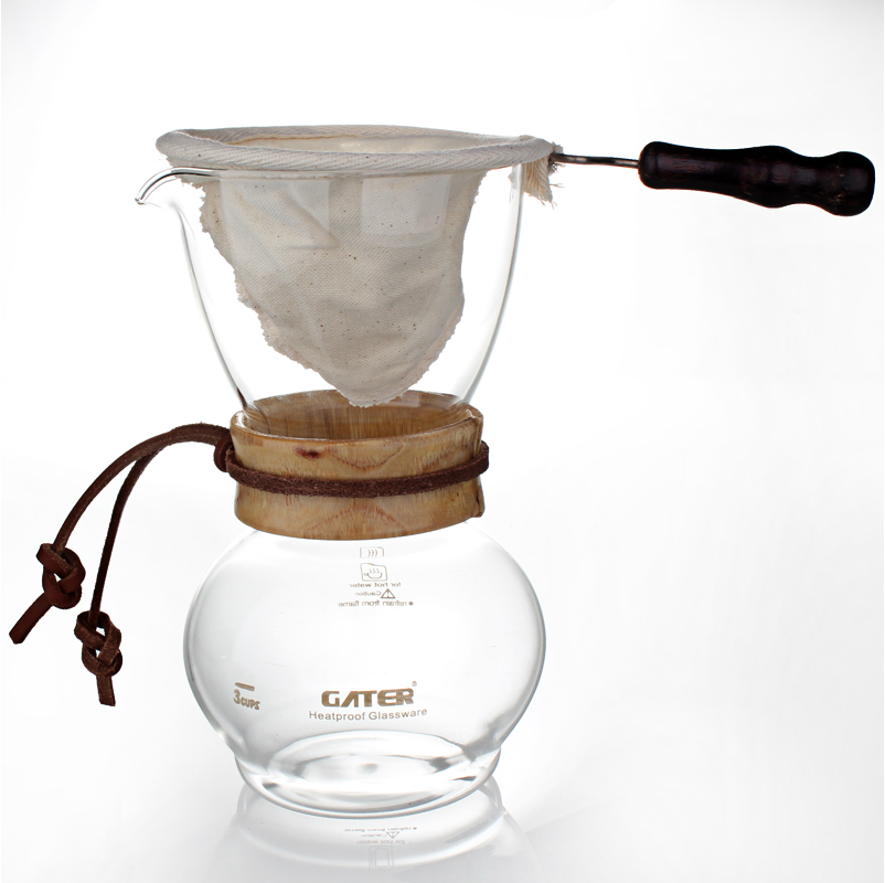The difference between brewing ice droplets and coral velvet in Gitaire flannel hand punch pot and hand coffee pot