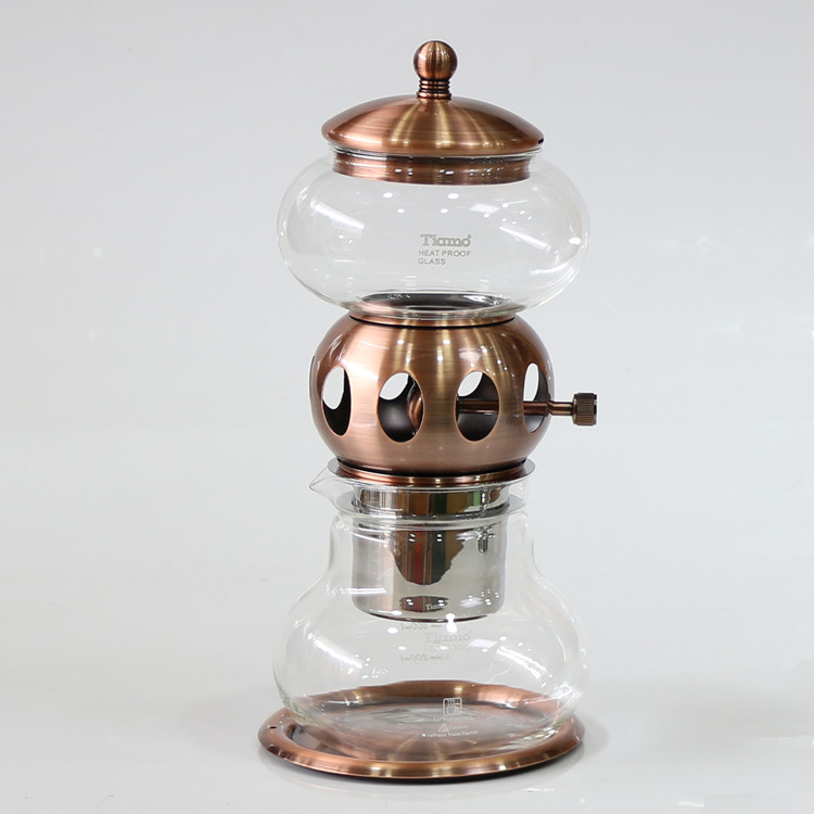 Tiamo coffee utensils brand Japanese ice drip ice brew coffee pot ice coffee machine silver bronze