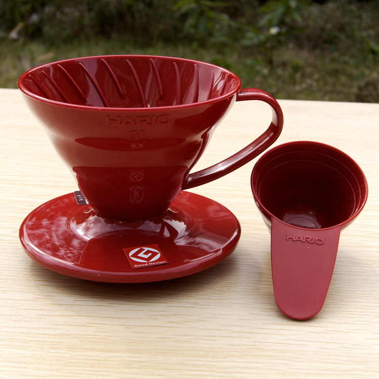 HARIO filter cup V60 resin coffee filter cup manual drip filter type individual coffee hand brewing