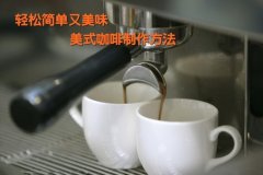 Easy, simple and delicious-American Coffee making method