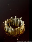Photo sharing: frozen coffee light and shadow