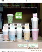 Different prices of a Starbucks latte
