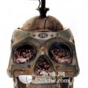 Skull style coffee grinder, tough appearance
