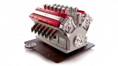 Awesome 12-cylinder coffee machine