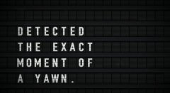 Intelligent coffee machine: yawning to deliver coffee