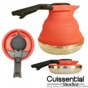 Foldable four-cup silicone thermos (SlickBoil)