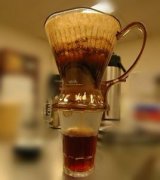 The use of filter cup when brewing coffee