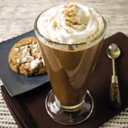 Homemade Irish coffee