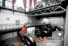 A coffee shop converted from a shipbuilding pump house