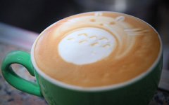 The Art of Coffee drawing: chinchilla