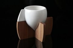 Conical coffee cup