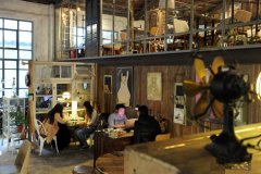 The film factory has been transformed into a cafe