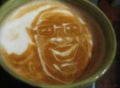 Coffee carving master