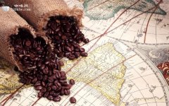 Haitian coffee beans from the world's boutique coffee production area