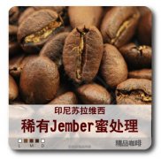 Coffee beans followed by the introduction of Sulawesi High Honey Bean Jember