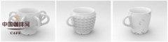 Coffee cups with different shapes of boutique coffee utensils