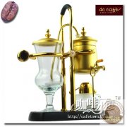 Coffee utensils 4C Top Belgian Royal Coffee Pot Gold