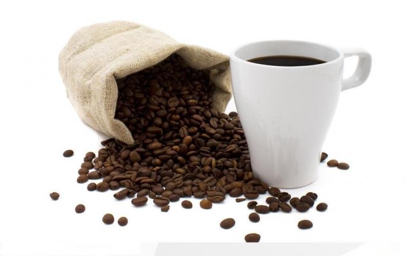 Coffee drink type diagram illustrating the composition of fancy coffee in a cafe
