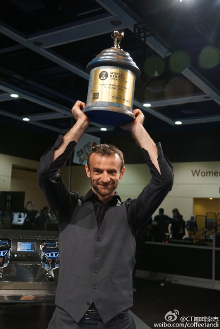 The champion of 2015WBC World Barista Competition was born!
