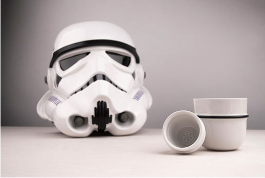 Imperial stormtrooper, how about a coffee?