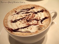 Fancy coffee making and recipe: Swiss mocha coffee