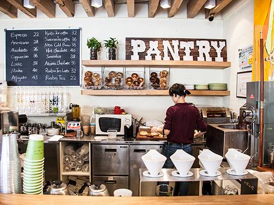 Is it wise for coffee shops to gather in shopping malls?