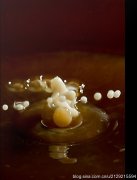 Coffee instant photography sharing frozen coffee light and shadow