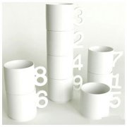 Digital coffee cup Number Cup
