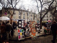 Montmartre Cafe is full of artistic coffee culture