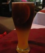 Orange iced coffee is an alternative to the coffee family.