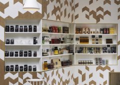 Simple cafe design elements-pattern application