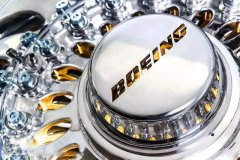 Coffee table polished by Boeing 777 wheels