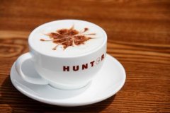 Basic exercise of espresso fancy coffee flower drawing-leaves
