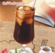 Steps of making special fancy coffee making of honey iced coffee