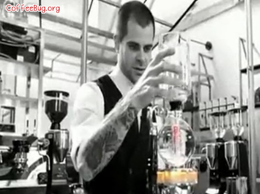 Video tutorial on how to make coffee in Intelligentsia coffee siphon pot