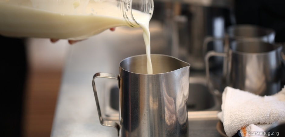 Latteart latte pull Coffee pull method
