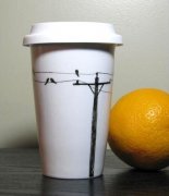 If you drink coffee, you can also drink it. Art draws coffee cups into works of art.