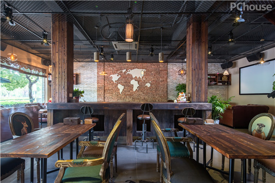New Soviet style slow Life 350 Ping Industrial style Cafe