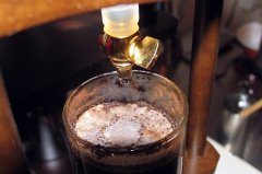 Coffee knowledge Ice drop coffee introduction Ice drop coffee practice Ice drop coffee making heart