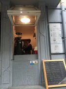 Manner Coffee Cafe in a small place