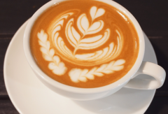 How much milk is more suitable for latte coffee to make a latte?