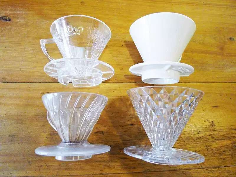 Hand brewed coffee filter cup V60 drip cup extraction guide